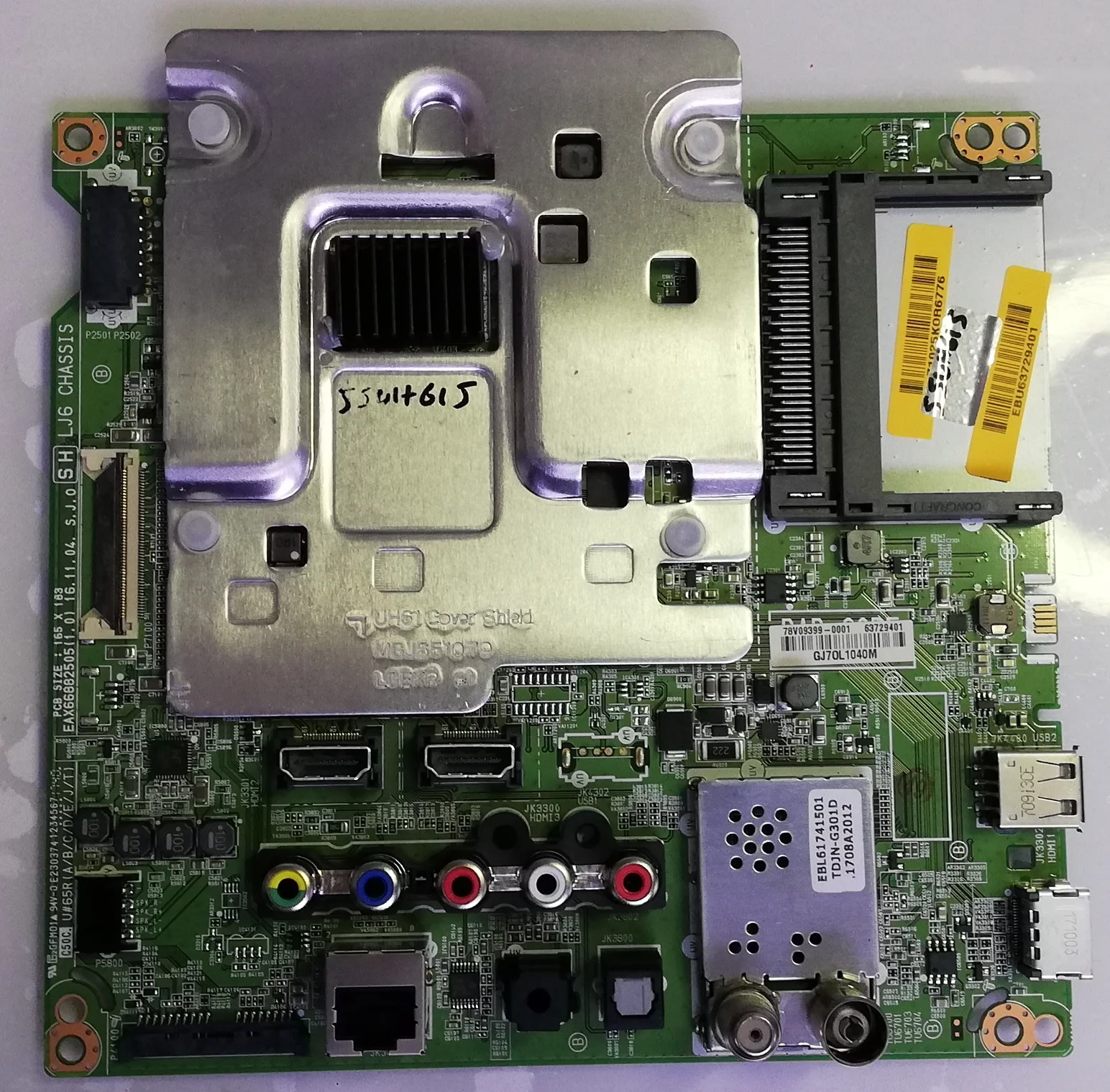 55UH615 ANAKART EAX66882505